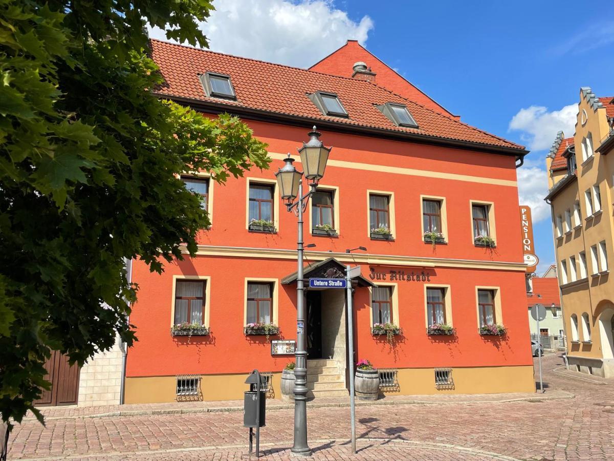 "Zur Altstadt - Am Fusse Der Osterburg" Gaststaette, Pension, Fewo Weida Extérieur photo